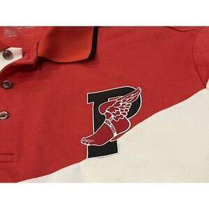 Polo Ralph Lauren P-Wing Performance Polo Shirt Stadium L Red/Black $125 EUC